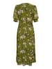 Kaffe Kleid KAvita Slim/ Regular fit in Green Stencil Flower Print