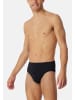 Schiesser Mini Slip / Unterhose Cotton Casual Cotton in Schwarz