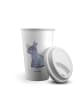 Mr. & Mrs. Panda Kaffeebecher To Go Einhorn Nashorn ohne Spruch in Weiß