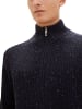 Tom Tailor Pullover NEPS STRUCTURED in Blau