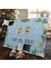 Mr. & Mrs. Panda Adventskalender Bienen Paar mit Spruch in Eisblau
