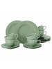 Seltmann Weiden 18-tlg. Kaffeeservice Beat Color Glaze in – in Salbeigrün