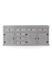 ebuy24 Schrank New Mexico Grau 200 x 44 cm