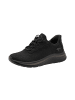 Tamaris Comfort-Sneaker aus Leder in Low-Cut-Ausführung Schwarz