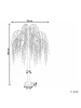 Beliani LED Deko NILLAKA in Silber - (W) 70 x (H) 145 x (L) 70 cm