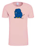 Logoshirt T-Shirt Sendung mit der Maus - Elefant in hellrosa