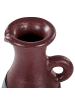 Beliani Dekovase VELIA in Blau/Braun - (W) 23 x (H) 40 x (L) 23 cm