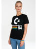 Logoshirt T-Shirt Commodore C64 in schwarz