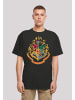 F4NT4STIC T-Shirt Harry Potter Hogwarts Crest Gold in schwarz