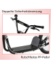 HOMCOM Kinderscooter in Schwarz 139L x 58B x 96H cm