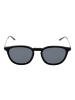 Bulget Männer Sonnenbrille Rund Schwarz