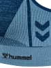 Hummel Sport-BH "Clea Seamless Sports Top" in Blau
