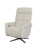 MCW Relaxsessel L10 elektrisch verstellbar Voll-Leder, Creme-weiß