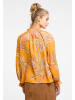 IZIA Damen Blusenshirt in Orange Mehrfarbig