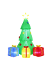 TDubhe Aufblasbarer Weihnachtsbaum und Geschenke in Bunt 210x160x135 cm