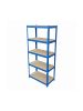 relaxdays 2 x Schwerlastregal in Blau - (B)60 x (H)180 x (T)30 cm