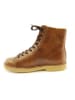 GRÜNBEIN Schnür-Stiefeletten für Damen in camel