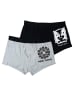 United Labels 2er Pack Pink Floyd Boxershorts in grau/schwarz