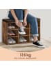 VASAGLE Schuhbank Custos in Vintagebraun - (B)78.6 x (H)48.1 x (T)30.4 cm