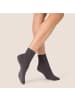 Kunert Socken Sensual Cotton Rollrand in Antracite