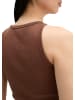 Marc O'Polo MOP Club '67   Tank Top, Rib in Mid Brown