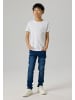 name it Stretch Jeans Slim Fit Used Look Verstellbar in Dunkelblau