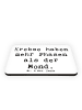 Mr. & Mrs. Panda Whiteboard Magnet Spruch Krebs Phasen mit Spruch in Weiß