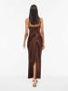 Vila Maxikleid in Shaved Chocolate