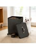 relaxdays Waschmittelbox in Schwarz - 6 l