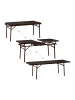 relaxdays Gartentisch in Braun - (B)166 x (H)76 x (T)78 cm