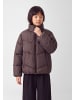 name it Pufferjacke Stehkragen Reflektordetail Zip in Braun