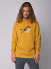wat? Apparel Sweatshirt Vogel in Ochre