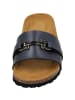 Palado Pantoletten Laudra in Schwarz Metallic