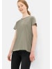 Camel Active Kurzarm T-Shirt aus Organic Cotton in Hellkhaki