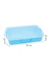 relaxdays 2x Sandkasten in Hellblau - (B)38 x (H)8 x (T)25 cm