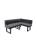 byLiving Eckbank VANCOUVER in Webstoff anthrazit - 181,5 x 125, H 86 cm