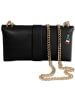Florence Leder Schultertasche, Clutch Florence Tasche schwarz ca. 23cm