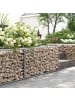 SONGMICS 2er-Set: Gabionen in Silbern - (B)100 x (H)50 x (T)30 cm