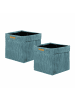 Lycce Aufbewahrungskorb 2er Pack in Türkis