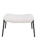 ebuy24 Hocker Glasgow Weiß 61 x 41 cm