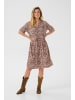 Cream Kleid CRTiah Feminine in Animal Neutral