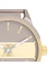 Oozoo Analog-Armbanduhr Oozoo Timepieces taupe, braun extra groß (ca. 48mm)