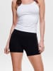 ONLY Elastische Mini Leggins Shorts 4-er Pack Hotpants in Schwarz