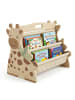relaxdays Bücherregal Kinder "Giraffe" in Natur - (B)44,5 x (H)32,5 x (T)28 cm