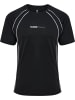 Hummel Sportshirt "Pulse Training Print T-Shirt Ss" in Schwarz