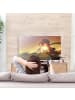relaxdays TV Lowboard in Hellbraun/ Schwarz - (B)120 x (H)60 x (T)38 cm