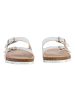 Kickers Flache Mules aus Leder ELK Grau