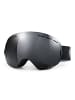 YEAZ XTRM-SUMMIT Ski- Snowboardbrille ohne Rahmen schwarz in schwarz