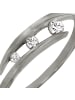 GoldDream 333 Weißgold - 8 Karat Damen Ringe 3er Zirkonia Fingerring  60 (19,1)