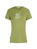 icebreaker W Mer 150 Tech Lite SS Tee Fresh Fe in Oliv101